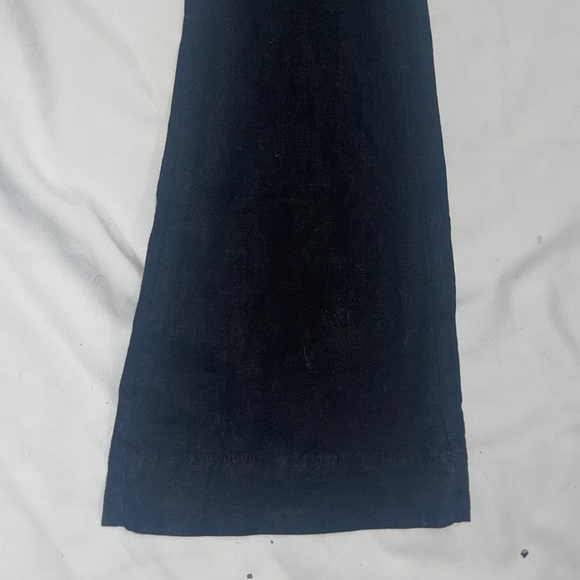 New Guess Brittney Low Rise Pants Linen Wide Leg 00 23 XS - Picture 4 of 8